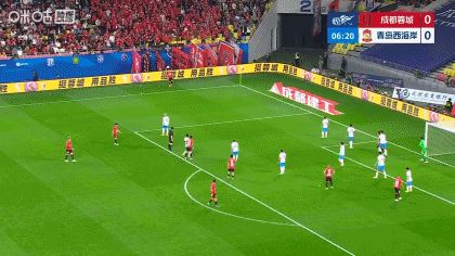 半场-蓉城暂2-0西海岸 韦林顿破门索罗金建功