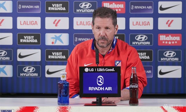 西蒙尼：巴萨不会改变高位防守的打法；奥布拉克下周恢复合练