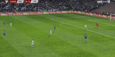 半场：意大利1-0波黑，巴斯托尼直红，基恩建功