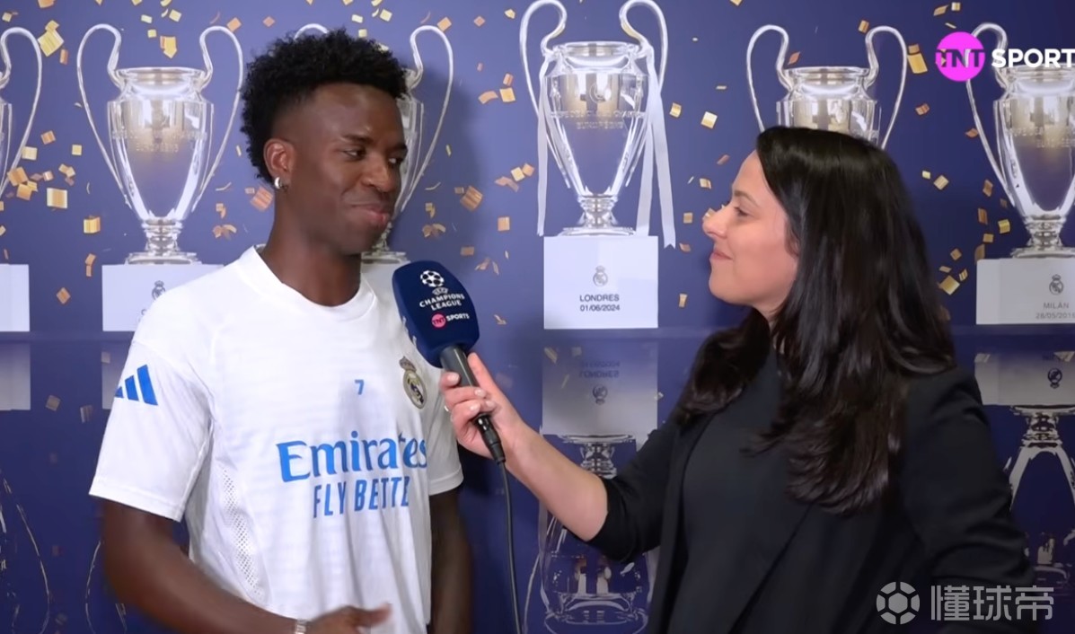 维尼修斯：踢拜仁这种比赛更能激发我们；进球就献给女友庆生