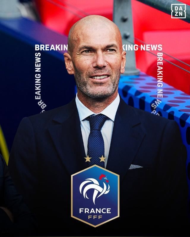 英超豪门苦追齐达内遭拒！齐祖终圆梦，已与法国队达成执教协议