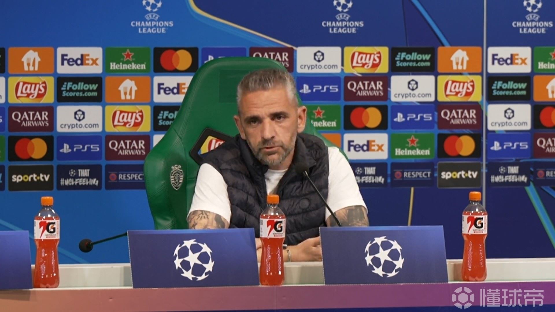 葡体主帅：阿森纳带着挫折感会更有欲望，这对我们反而会更难