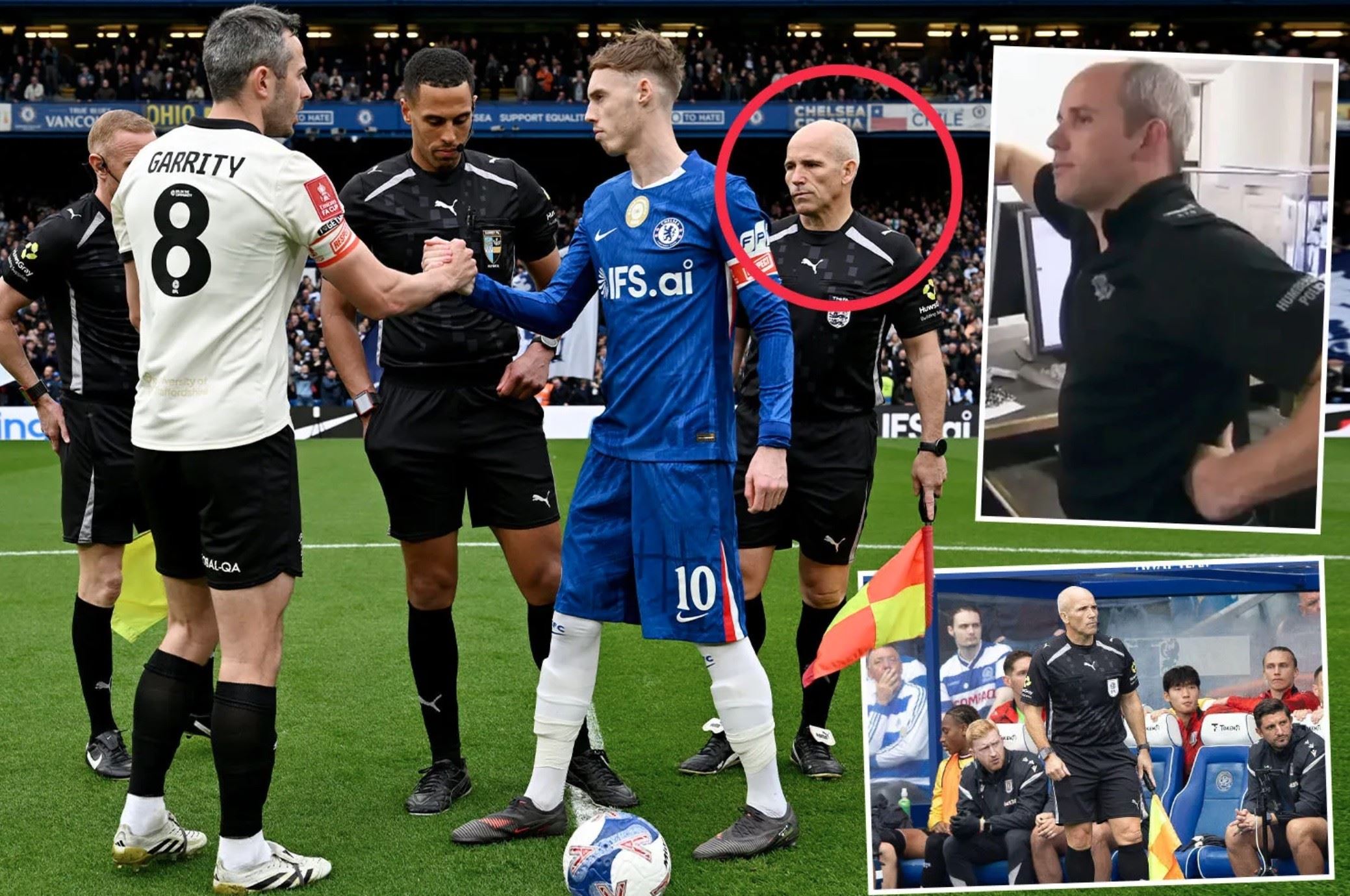 太阳报：足总杯助理裁判系停职警察，因涉厌女行为接受调查