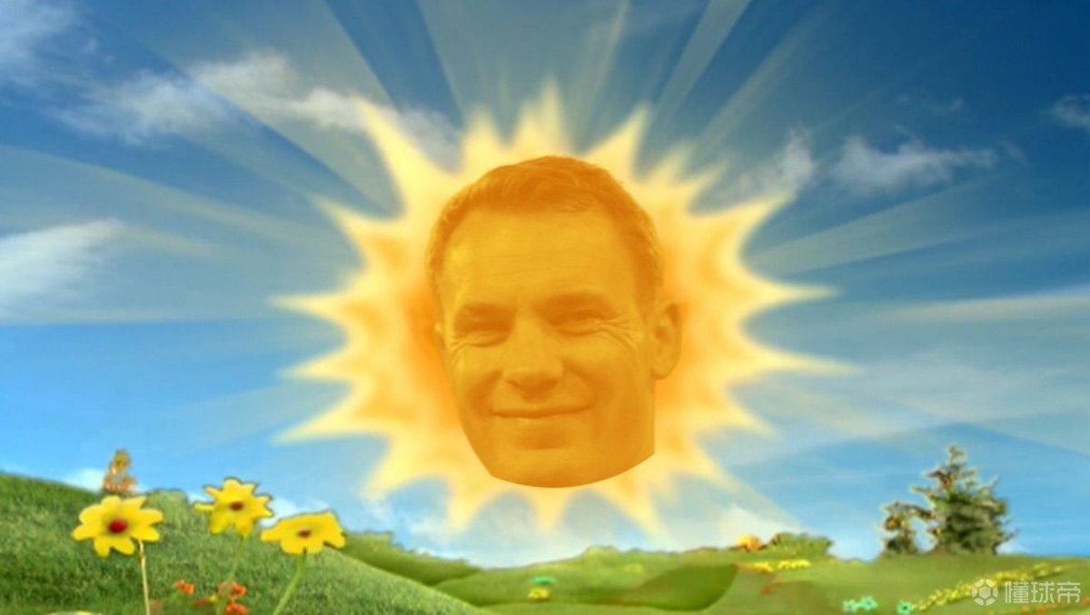 拜仁官方社媒把诺伊尔P成天线宝宝太阳，配文“你是我的阳光”