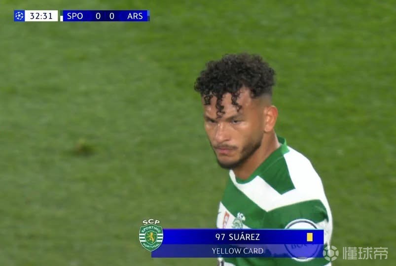 阿森纳vs葡体转播显示苏亚雷斯染黄缺席下回合，随后澄清为转播失误
