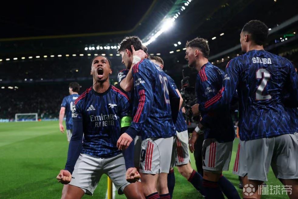 阿森纳近12场在欧战对阵葡萄牙球队仅输1场，战绩6胜5平1负